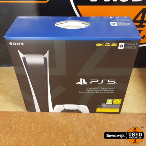 Sony Playstation 5 Digital edition 825GB Wit - GESEALD!