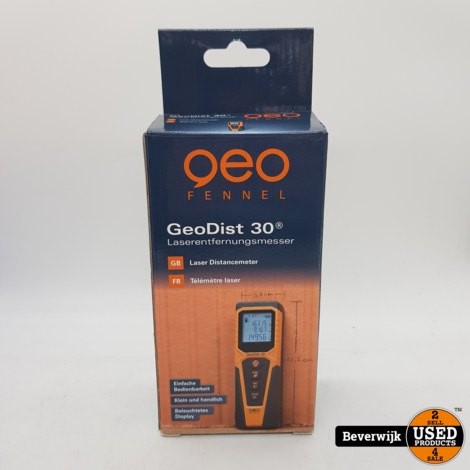 Geo Fennel GeoDist 30 Afstandsmeter 30m - NIEUW!