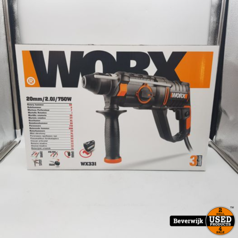 Worx WX331 DS-plus Boorhamer - NIEUW!