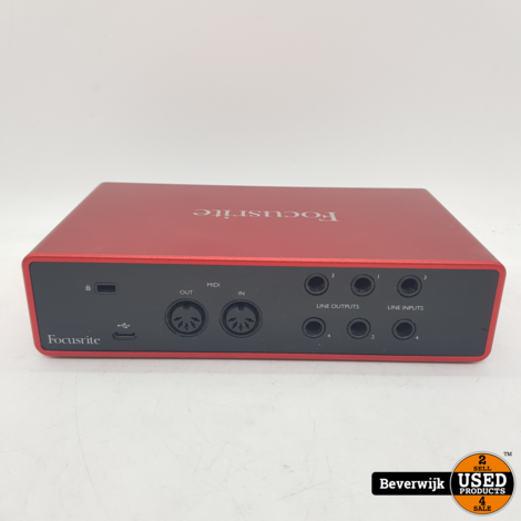 focusrite Scarlett 4i4 4-in 4-out USB Audio Interface - In Nette Staat!