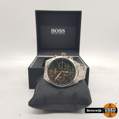 Hugo BOSS Horloge Watch Champion Zilverkleurig - In Nette Staat