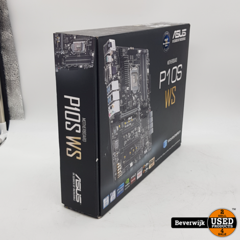 Asus P10S WS Moederbord - In Goede Staat