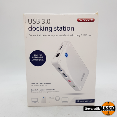 Sitecom USB 3.0 Docking Station - In Nette Staat