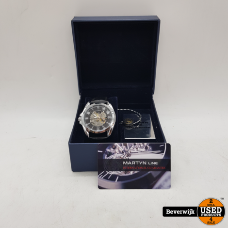 Martyn Line S Steel CAL 3668 Automatische Horloge - Nieuw