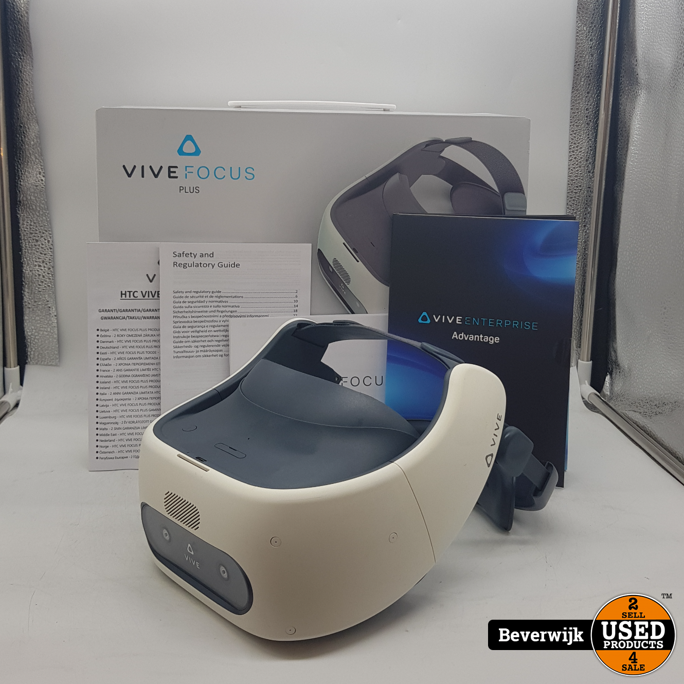 Vakantie Zonder virtueel HTC Vive Focus Plus VR Gaming Headset - In Goede Staat - Used Products  Beverwijk