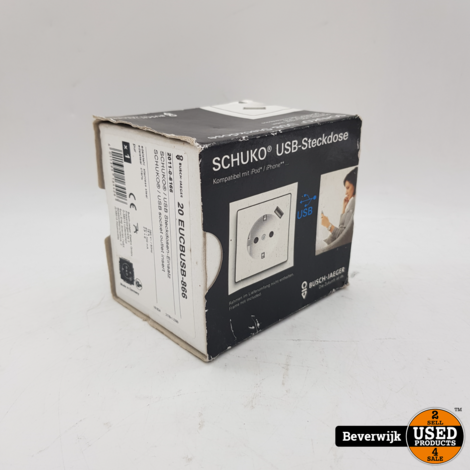 Schuko USB Steckdose - Nieuw