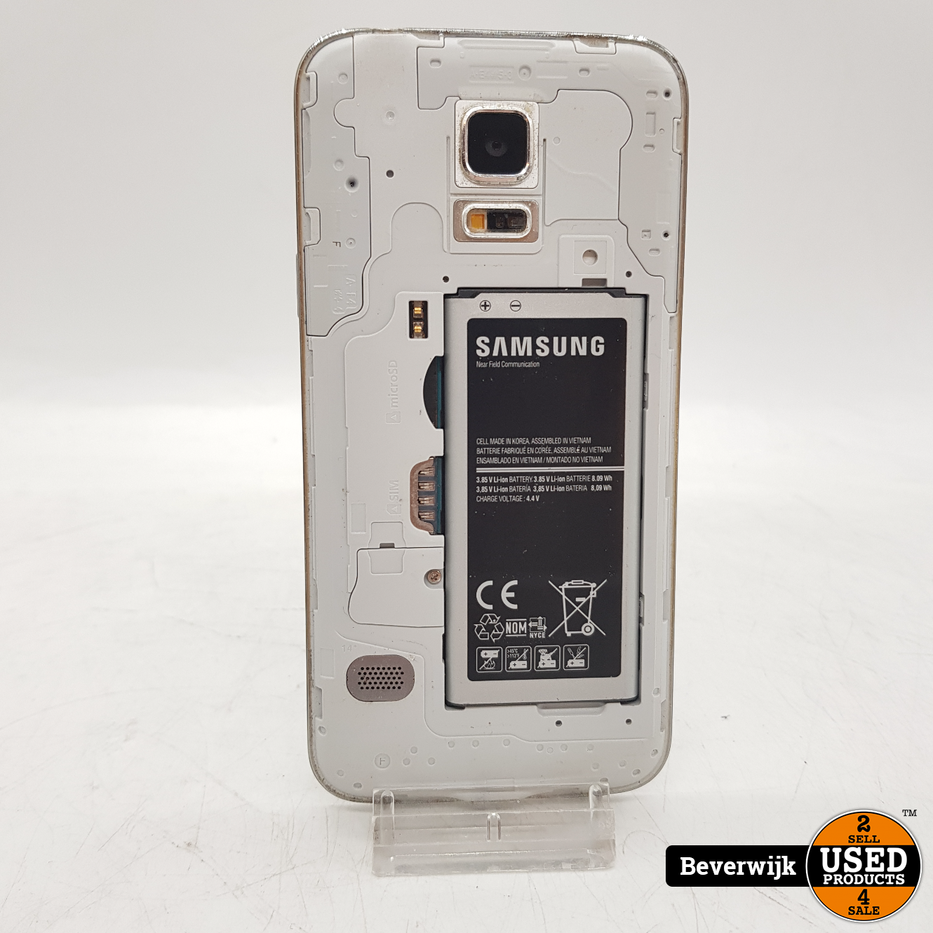 Aanwezigheid Bewolkt ik ben trots Samsung Galaxy S5 Mini 8 Gb - In Goede Staat - Used Products Beverwijk