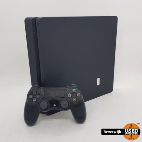 Playstation 4 Slim 500 GB incl Controller - In Nette Staat