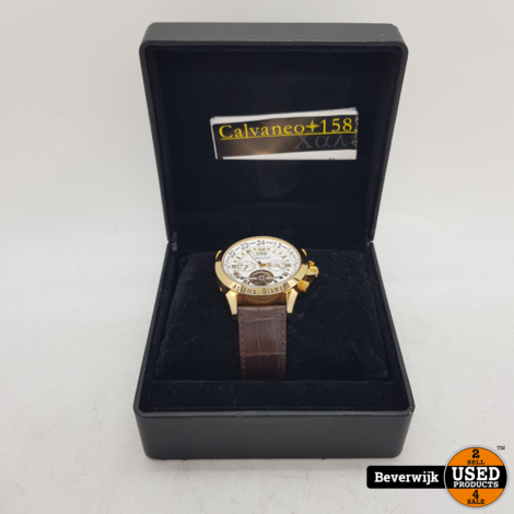 Calvaneo CM ASGD 10 Automatische Horloge | Goud - In Nette Staat