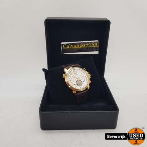 Calvaneo CM ASGD 10 Automatische Horloge | Goud - In Nette Staat