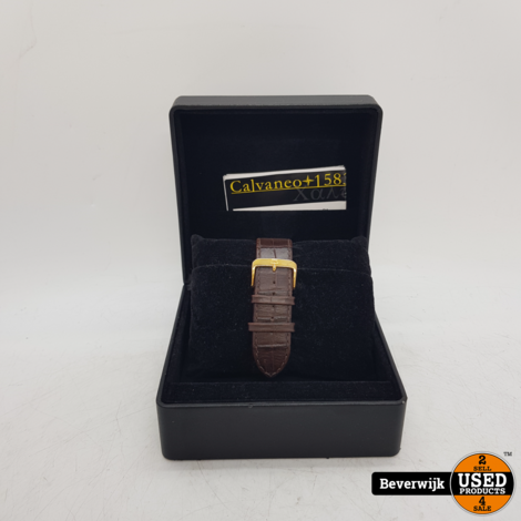 Calvaneo CM ASGD 10 Automatische Horloge | Goud - In Nette Staat