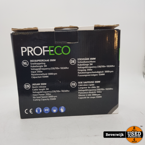 Profeco Jigsaw JS350 - 350W Decoupeerzaag Nieuw