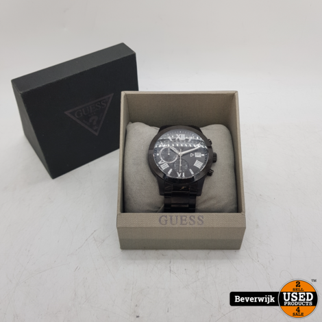 GUESS Watches W0668G5 Roestvrij staal Zwart - In Goede Staat