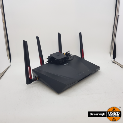 Asus Wireless AC3100 4x Ethernet 1Gbps Router - In Goede Staat