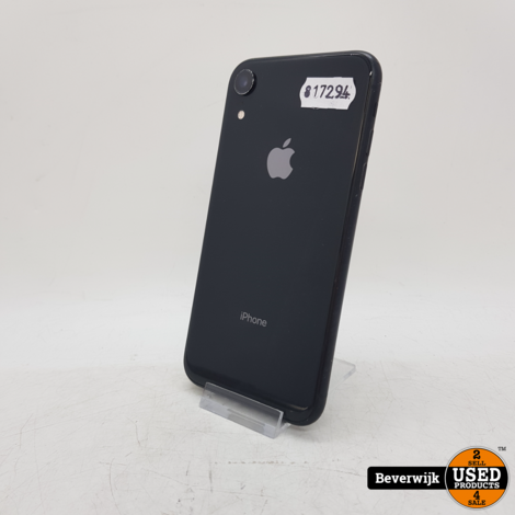 Apple iPhone XR 64GB Accu 81 | Zwart - In Goede Staat