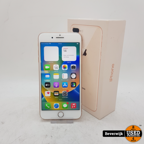 Apple iPhone 8 Plus 64GB Accu 75 | Goud - In Goede Staat