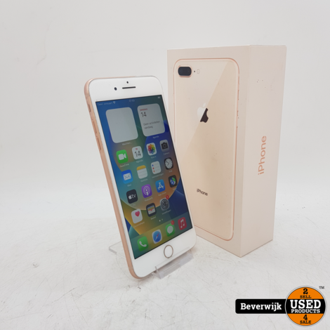 Apple iPhone 8 Plus 64GB Accu 75 | Goud - In Goede Staat