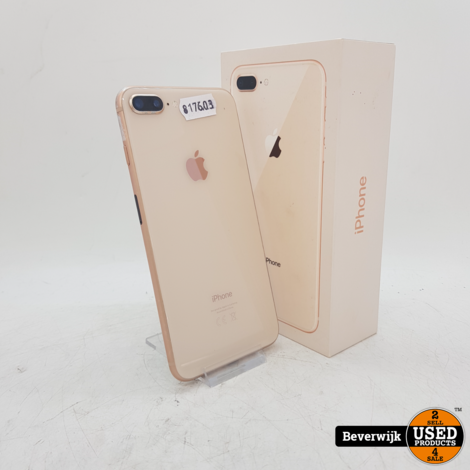 Apple iPhone 8 Plus 64GB Accu 75 | Goud - In Goede Staat