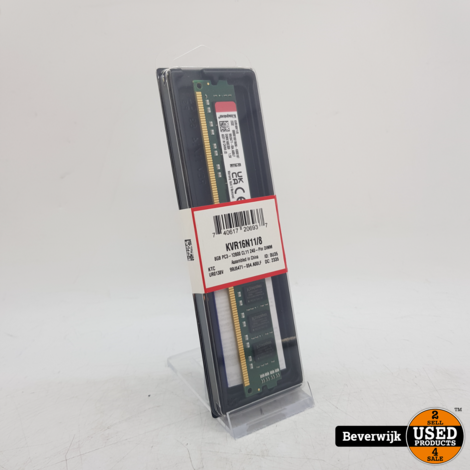 Kingston KVR16N11/8 - Geheugen 8GB - Nieuw