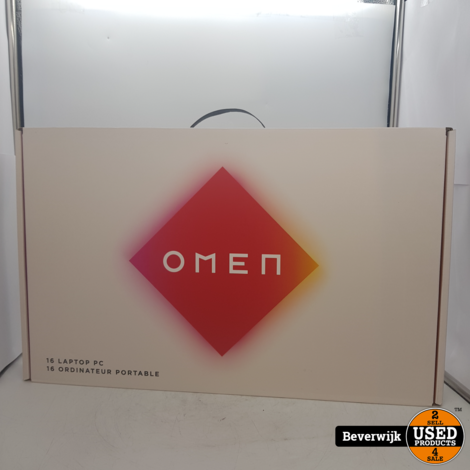 HP OMEN 16-n0690nd  16GB RAM - 1TB SSD  RTX 3060 - NIEUW