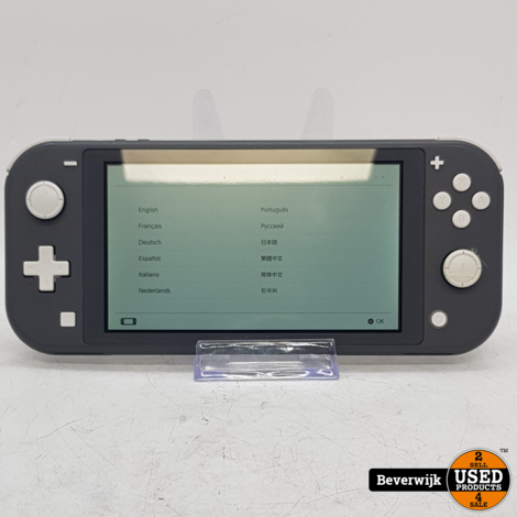 Nintendo Switch Lite Grijs - In Goede Staat