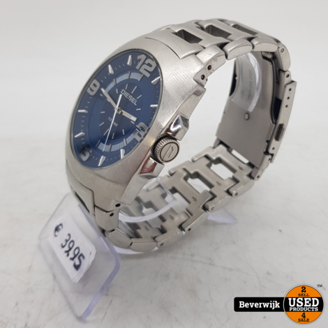 Diesel Analog Blue Dial Stainless Steel Quartz Watch - DZ-1110