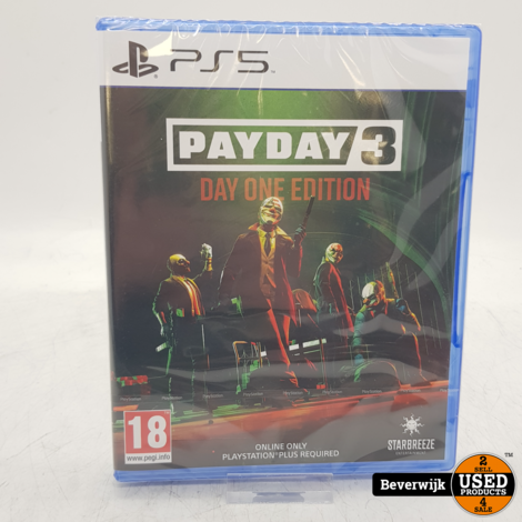 Payday 3 Sony Playstation 5 Game - Day One Edition