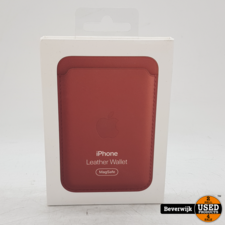 iPhone Leather Wallet - Kaarthouder met MagSafe - Rood