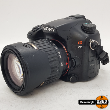 Sony A77 AF 18-200MM Fotocamera - In Goede Staat