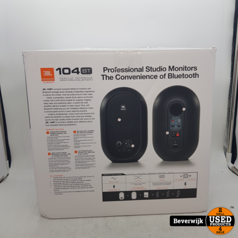 JBL 104BT Bluetooth Desktop Speakers - Nieuw!