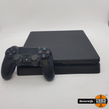 Sony Playstation 4 Slim 500GB Spelcomputer - In Goede Staat