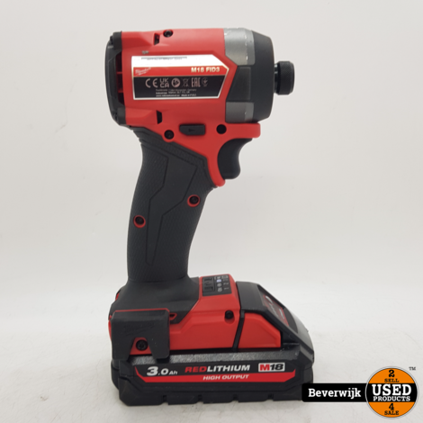 Milwaukee M18 FUEL FID3-0X Accu Slagschroevendraaier - ZGAN!