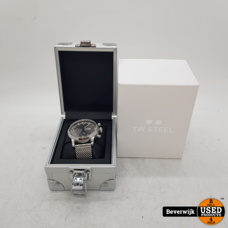 TW Steel MS93 Maverick Chronograaf Horloge 45MM - In Nette Staat