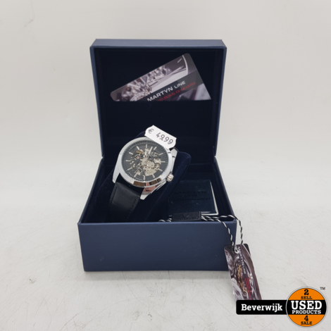 Martyn Line S.Steel 3668 Automatic - In Nette Staat