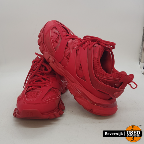 Balenciaga Klassieke Rood Track Sneakers | Red - In Nette Staat