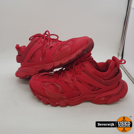 Balenciaga Klassieke Rood Track Sneakers | Red - In Nette Staat