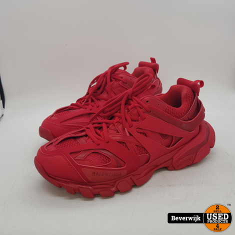 Balenciaga Klassieke Rood Track Sneakers | Red - In Nette Staat