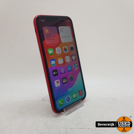 Apple iPhone XR 128GB Rood Accu 83% - In Goede Staat