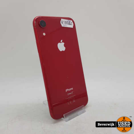 Apple iPhone XR 128GB Rood Accu 83% - In Goede Staat