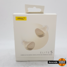 Jabra Elite 5 Bluetooth Headset Gold Beige - NIEUW!