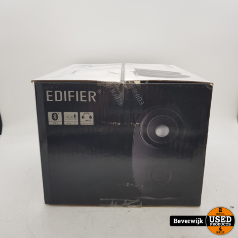 Edifier M2290BT Speakers, 2.0, 20W, Bluetooth en Aux, Zwart - NIEUW!