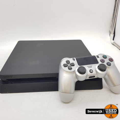 Sony Playstation 4 Slim 1TB Spelcomputer - In Goede Staat