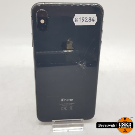 Apple iPhone XS Max 64GB Accu 78% | Barst Op Achterkant