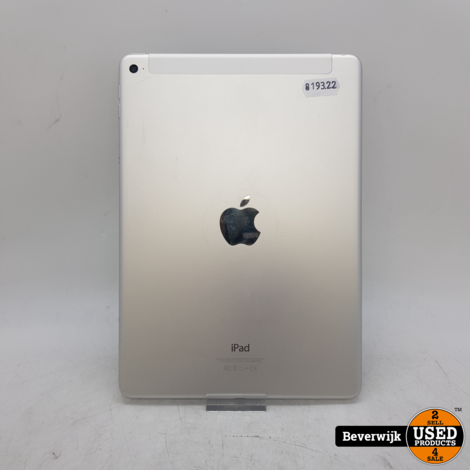 Apple iPad Air 2 16GB WiFi + 4G iOS 15.8 - In Goede Staat