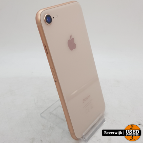 Apple iPhone 8 64Gb Rose Accu 100% - In Goede Staat