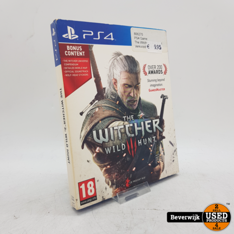 The Witcher Wild Hunt - PS4 Game