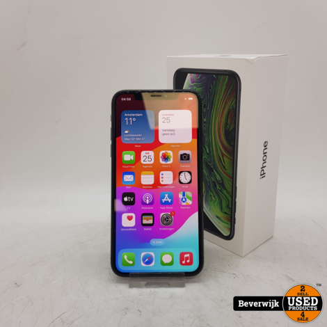 Apple iPhone XS | 256GB | Accu 78% | Zwart - In Nette Staat