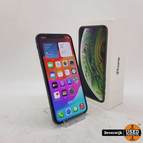 Apple iPhone XS | 256GB | Accu 78% | Zwart - In Nette Staat