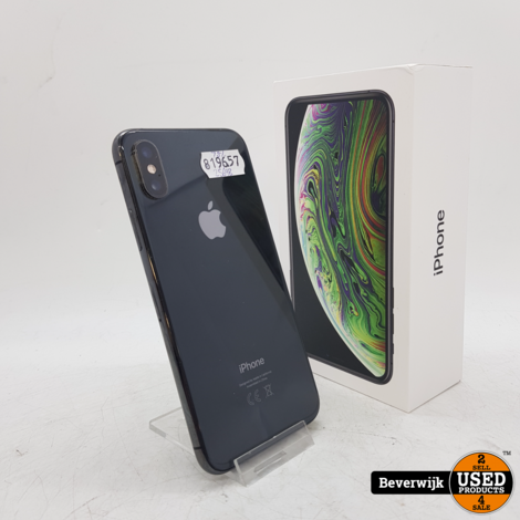 Apple iPhone XS | 256GB | Accu 78% | Zwart - In Nette Staat