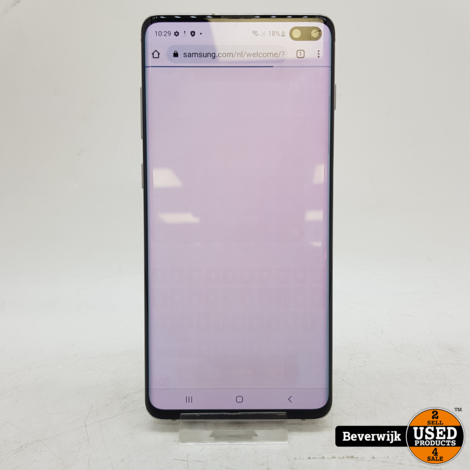 Samsung Galaxy S10 Plus | 128GB | Android 12 - In Redelijke Staat